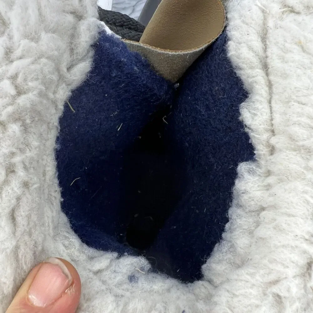 Kamik Boots Mens 8 Beige Waterproof Leather Faux Fur Snow Winter Made In Canada‎